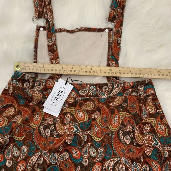 Cider NWT Corduroy Cottagecore Overall Dress Size XL Womens - Picture 9 of 10